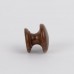 Knob style D 38mm walnut lacquered wooden knob